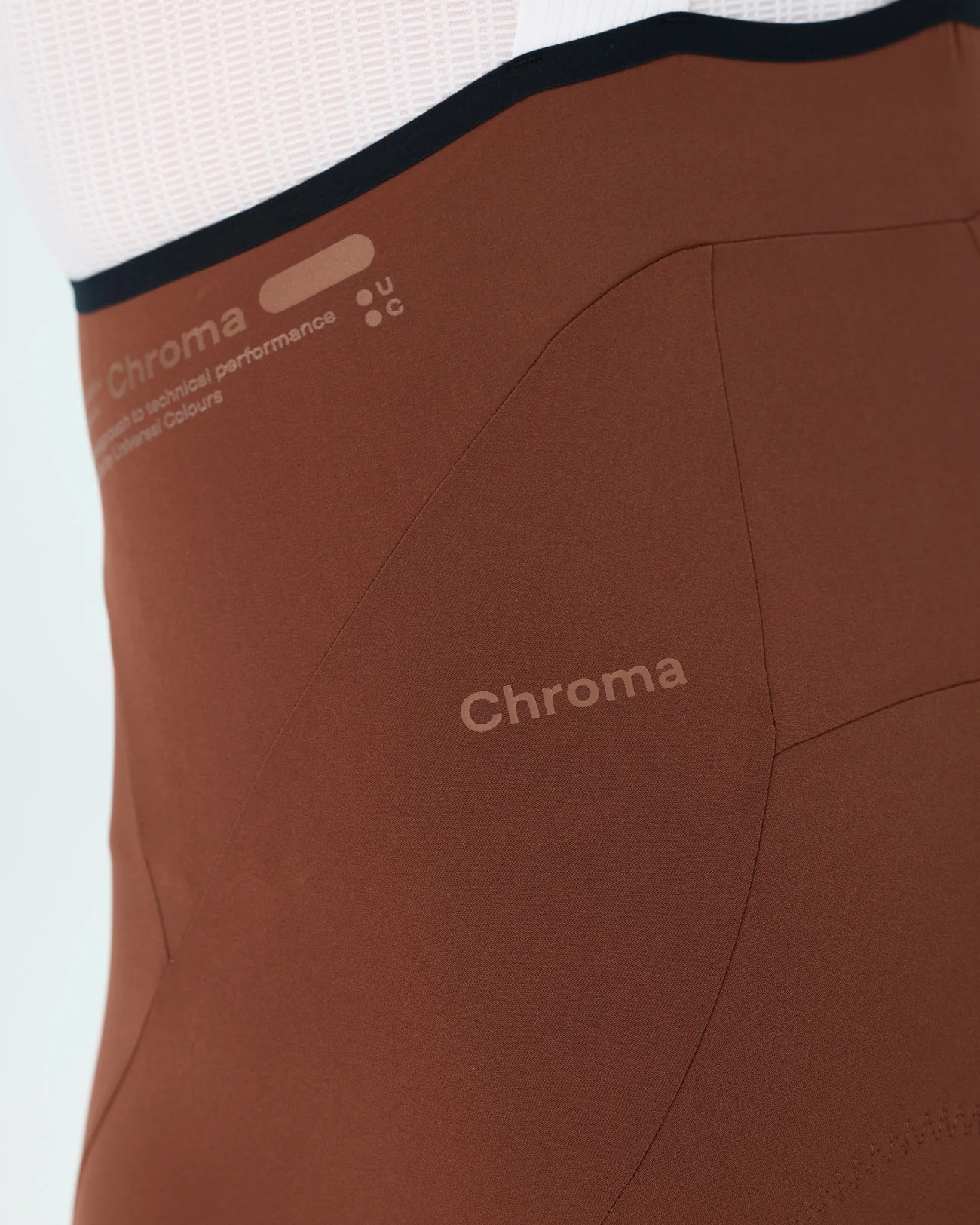 Men's Chroma Bib Shorts - Brick Red - Image 4