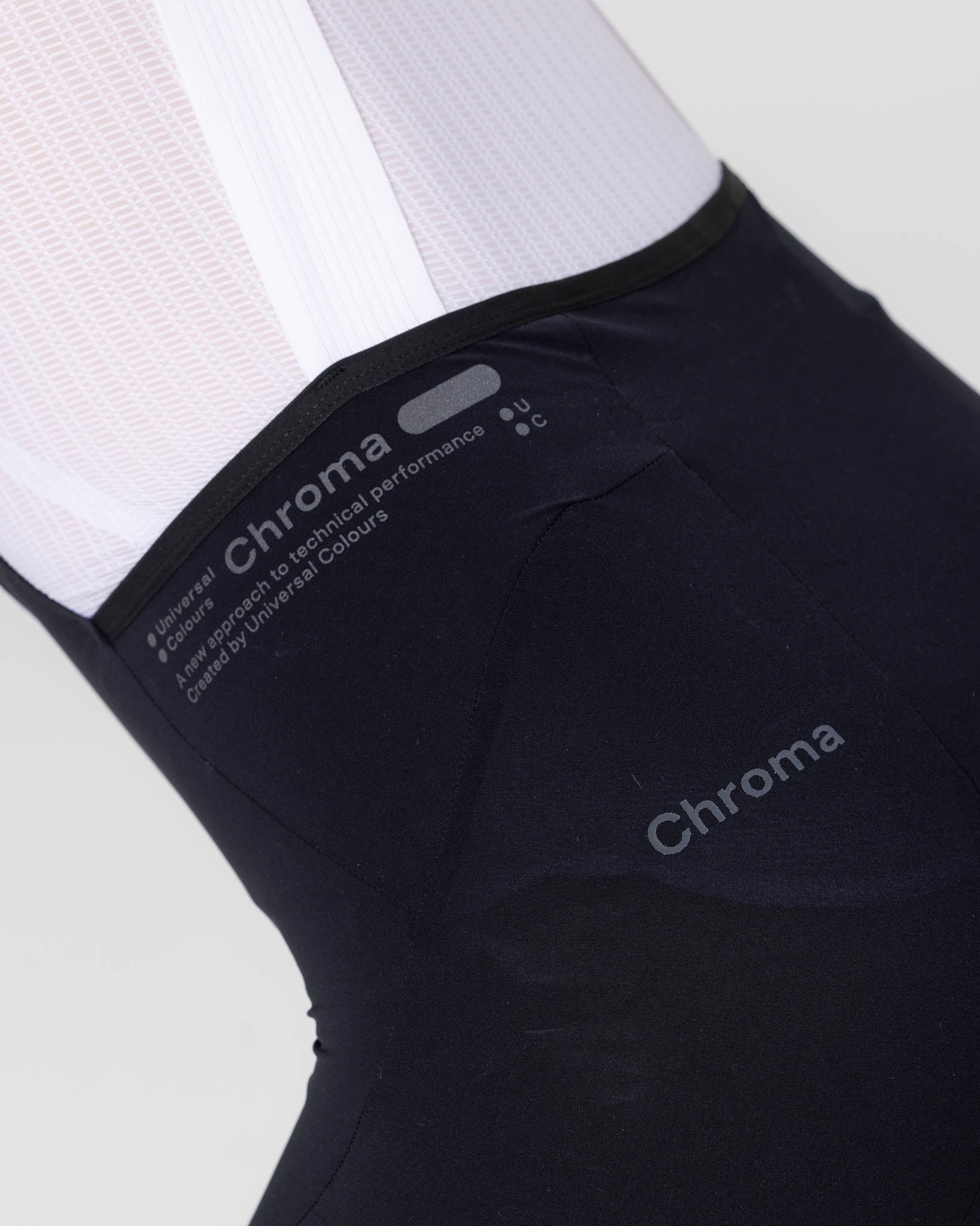 Women’s Chroma Bib Shorts - Black - Image 6