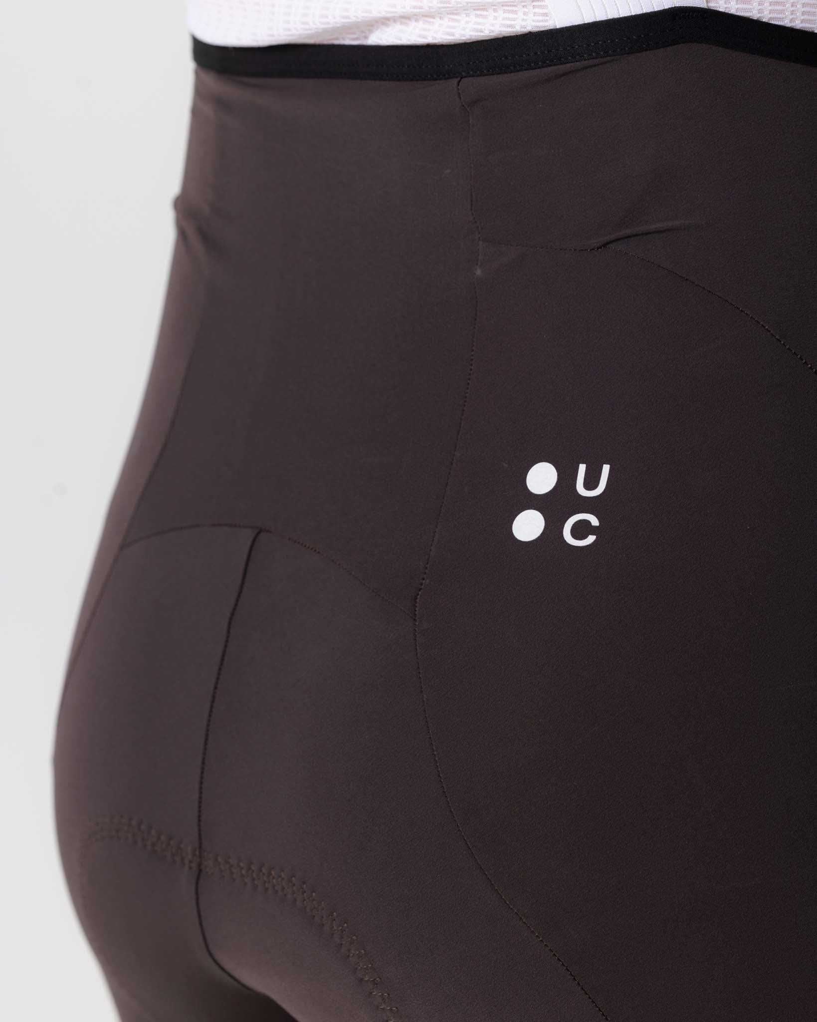 Womenâs Chroma Bib Shorts - Heavy Bark Brown - Image 5