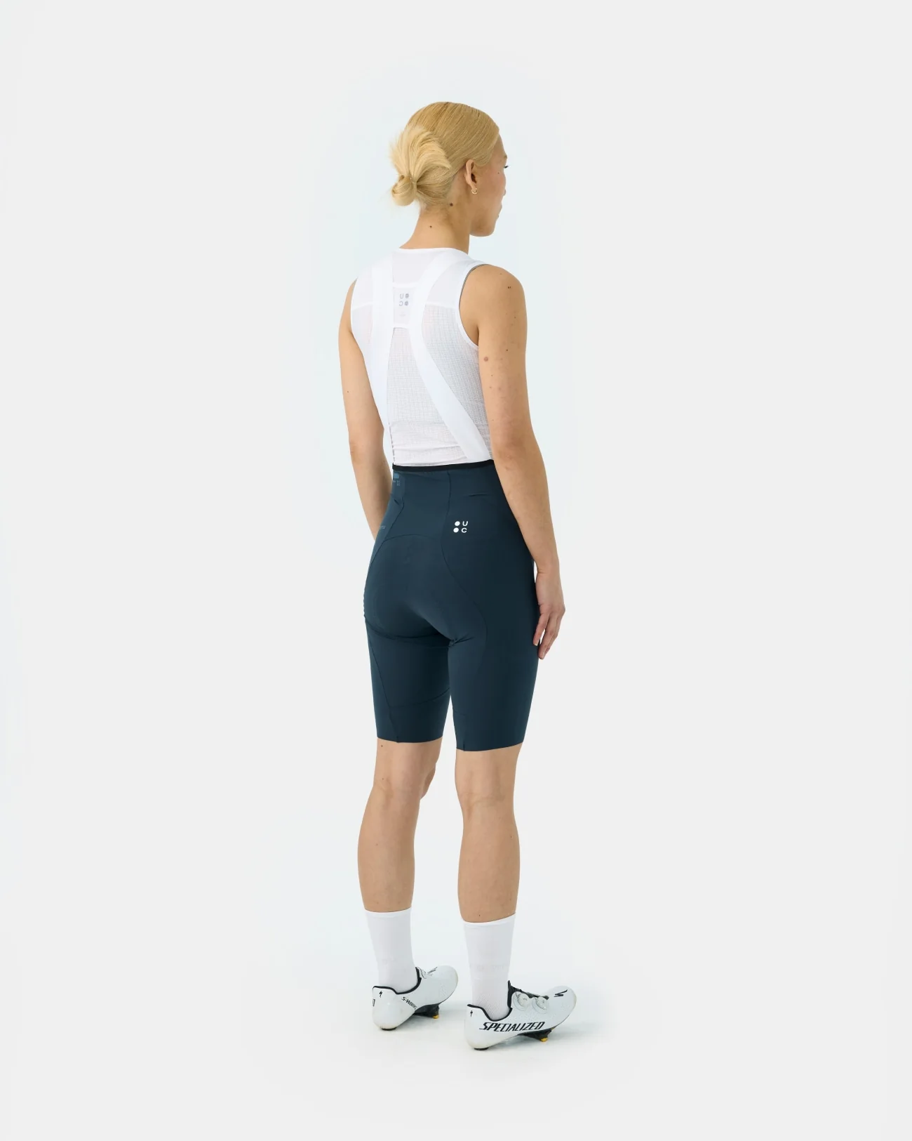 Women's Chroma Bib Shorts - Navy Blue - Image 3