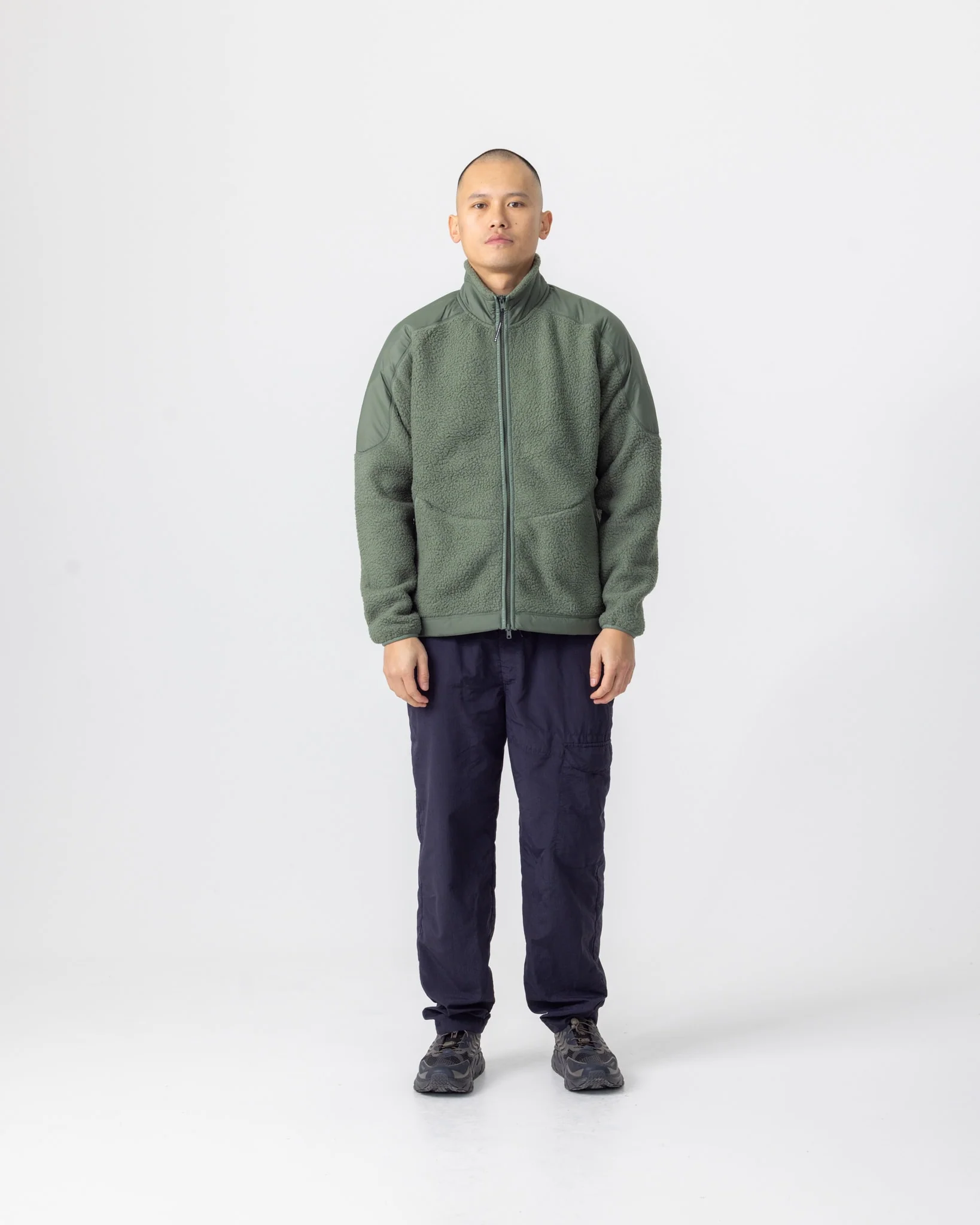 Unisex Fleece Jacket - Green - Image 3