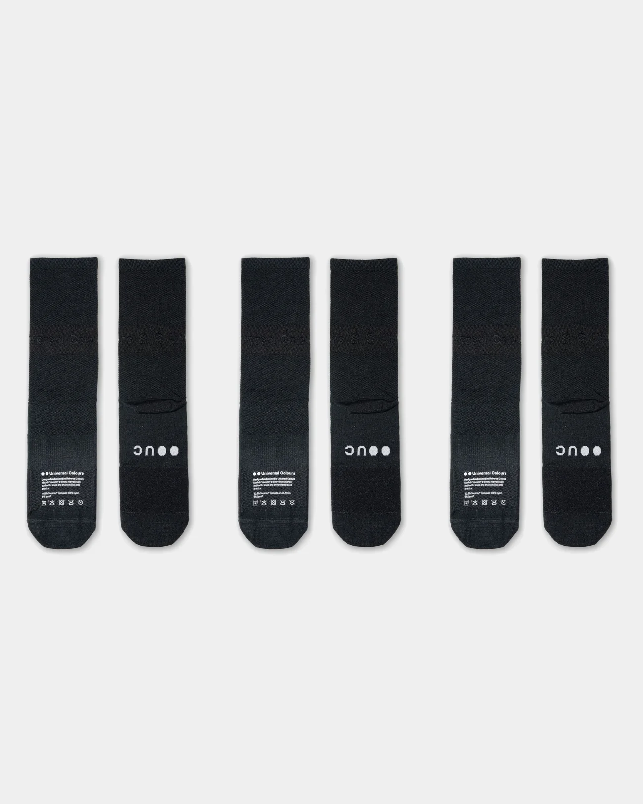 Lightweight Summer Socks Bundle - Black