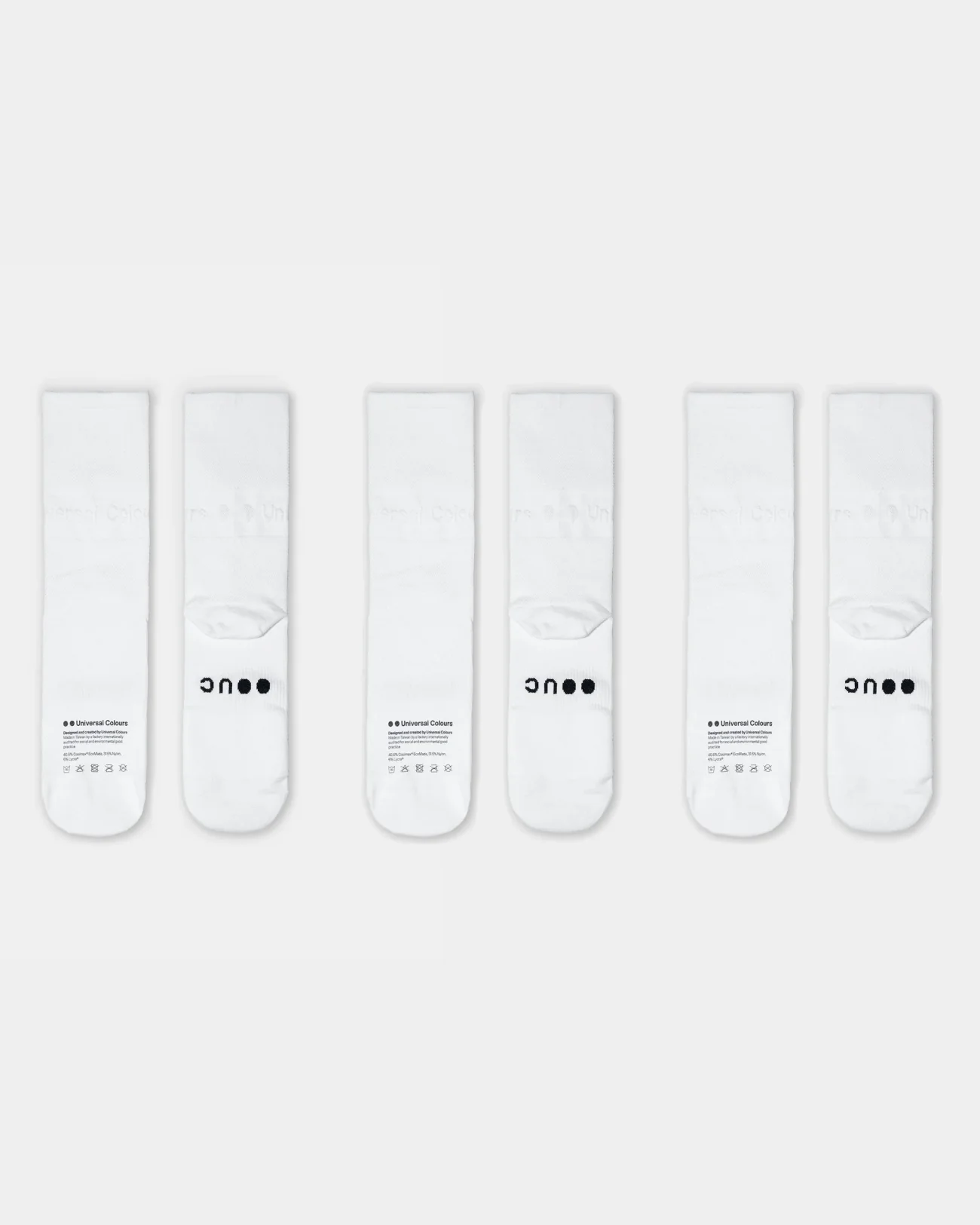 Lightweight Summer Socks Bundle - White
