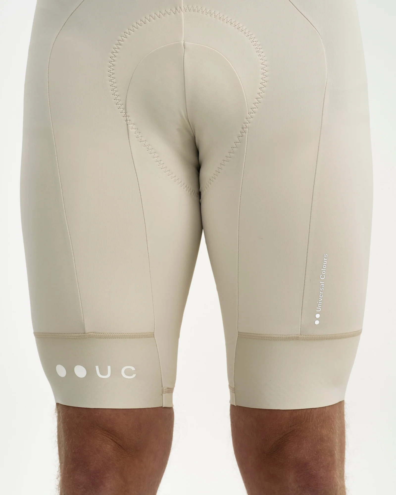 Men's Mono Bib Shorts 2.0 Off White - Image 5