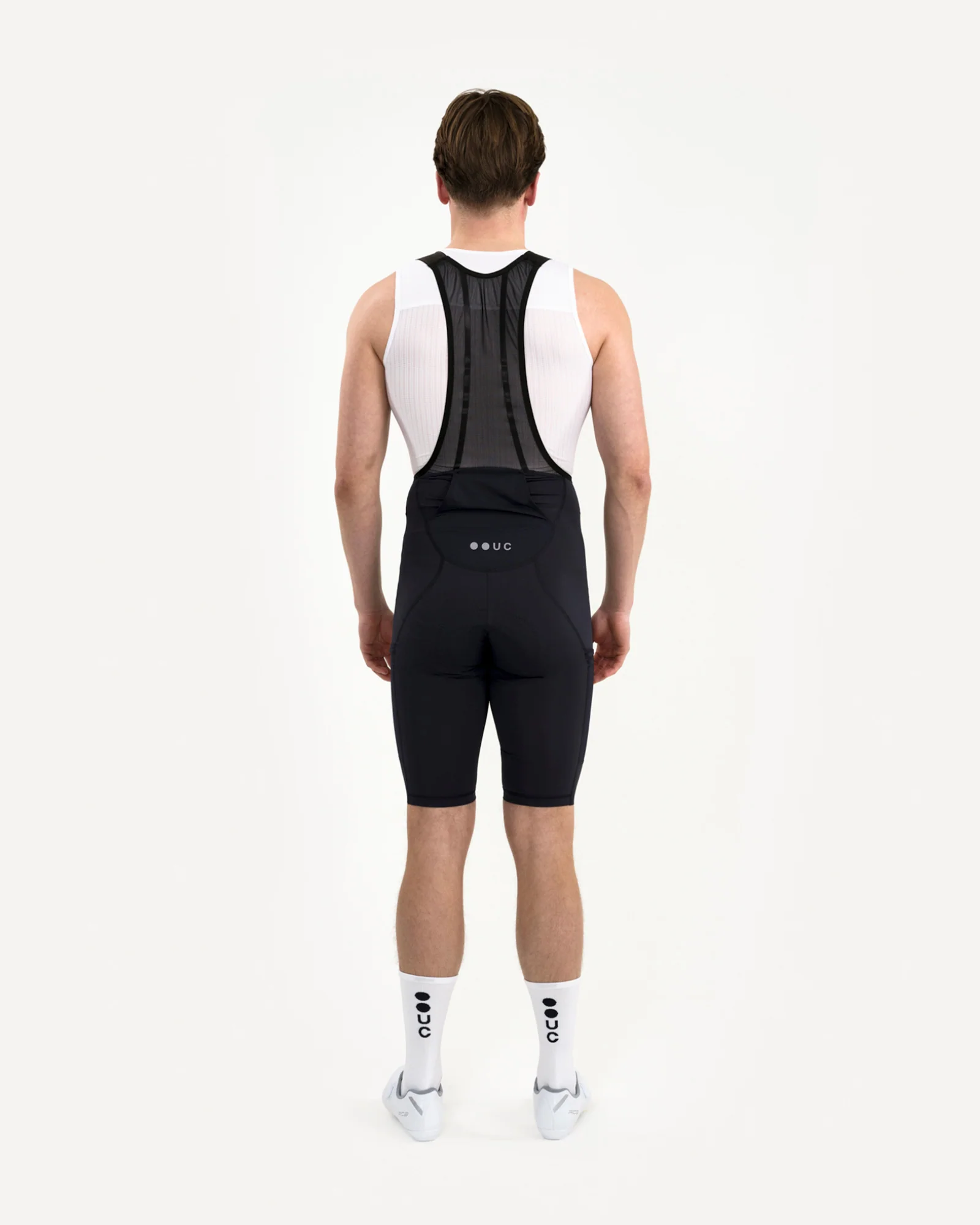 Men's Mono Cargo Bib Shorts Navy Blue - Image 3