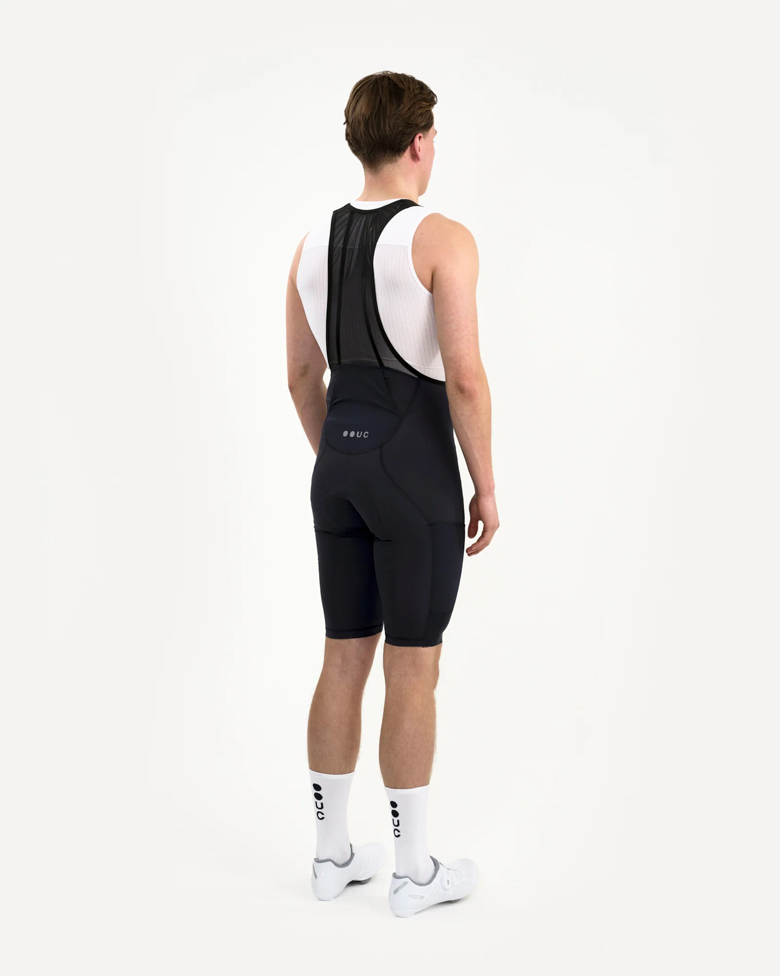 Men's Mono Cargo Bib Shorts Navy Blue - Image 5