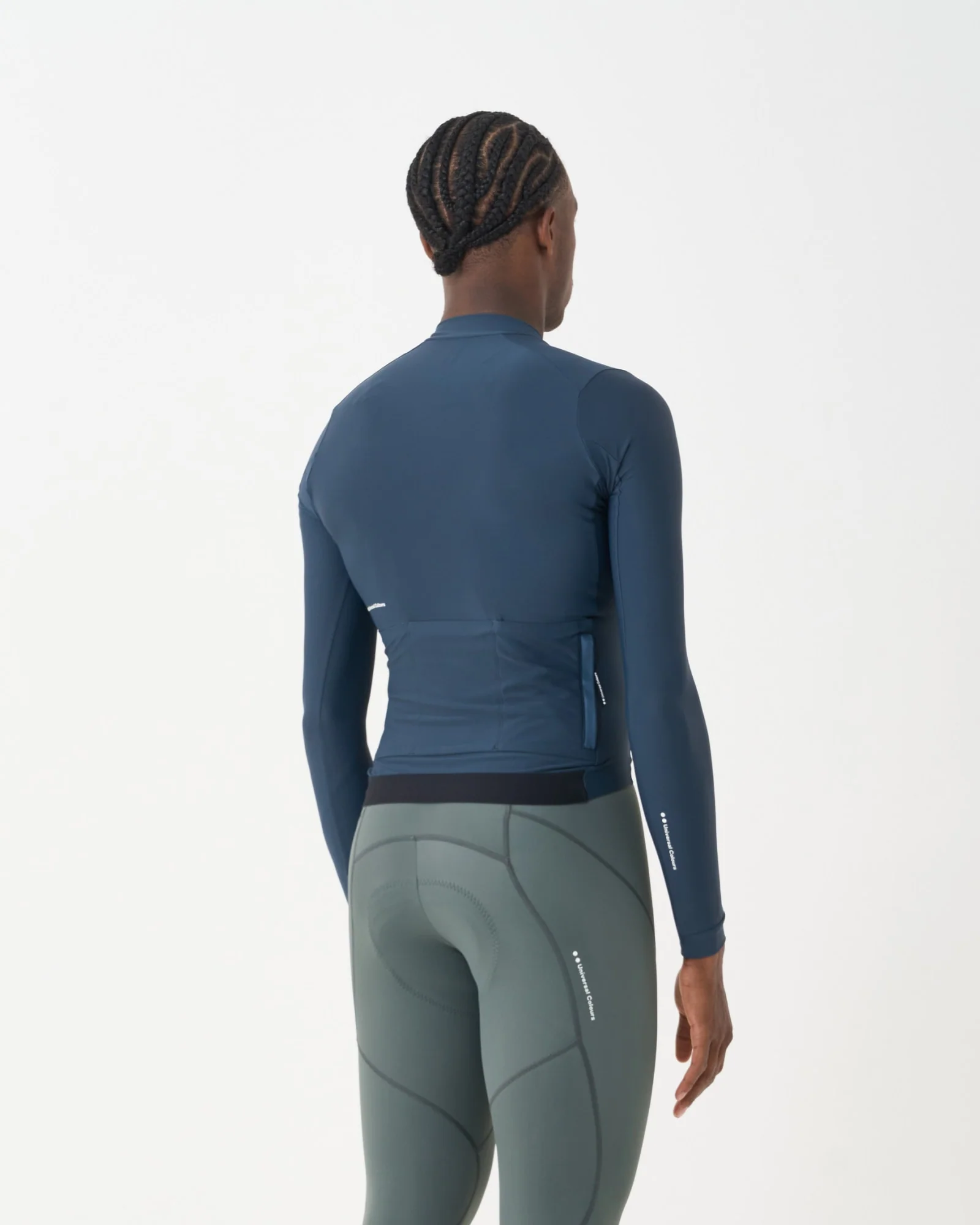 Men's Mono Long Sleeve Jersey - Eclipse Navy - Image 3
