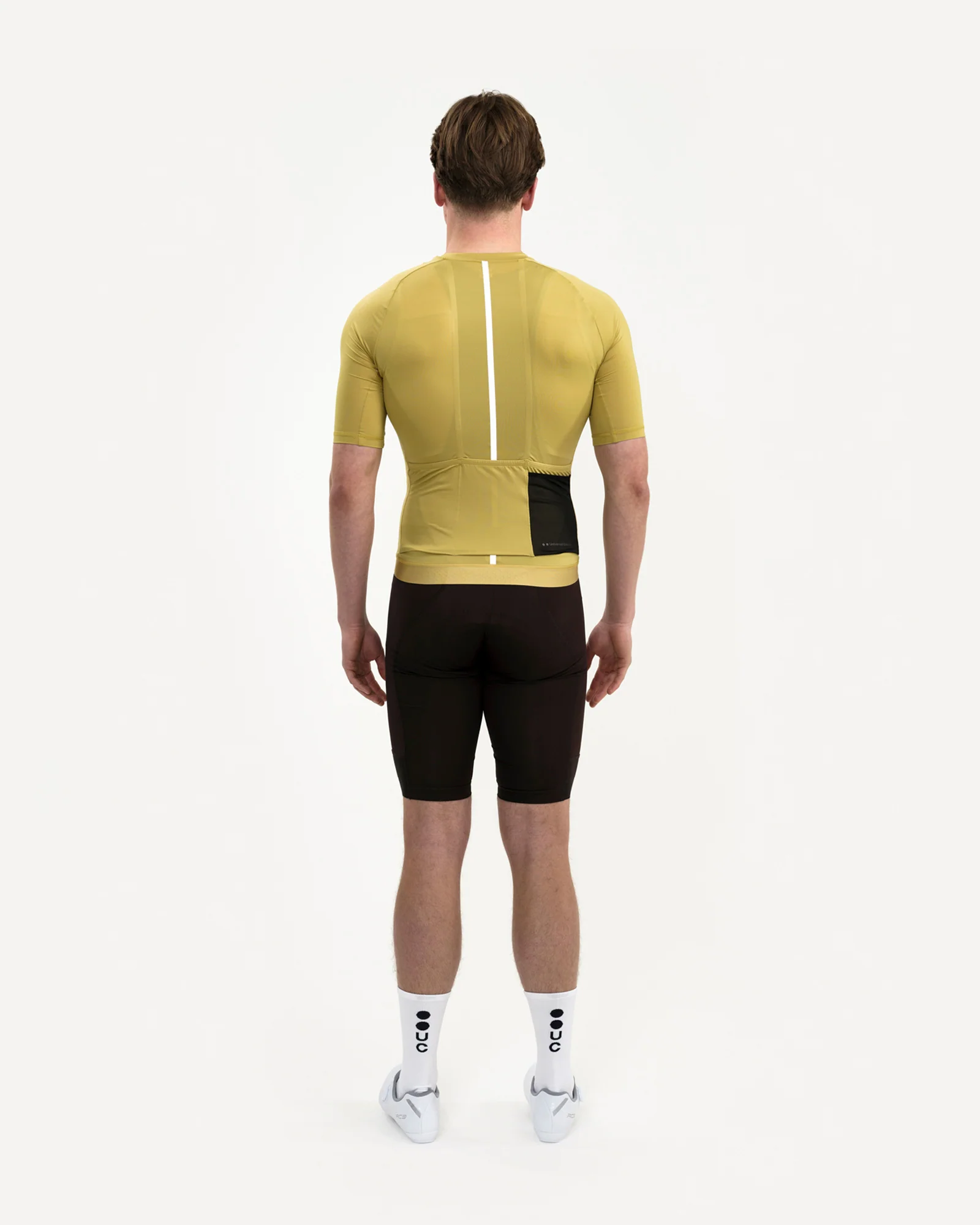 Men's Mono Short Sleeve Jersey Acidic Yellow - Image 3