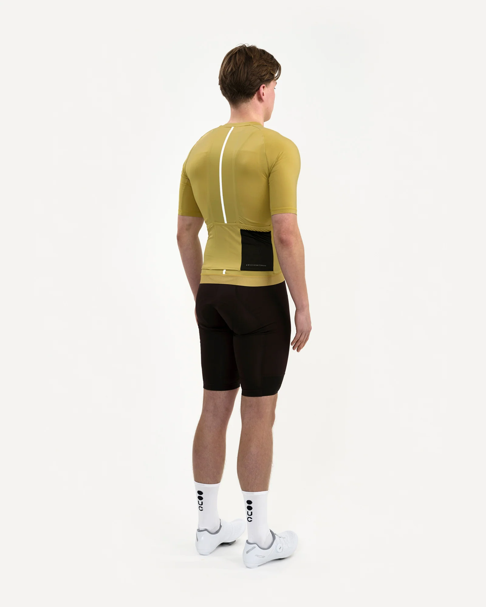 Men's Mono Short Sleeve Jersey Acidic Yellow - Image 5