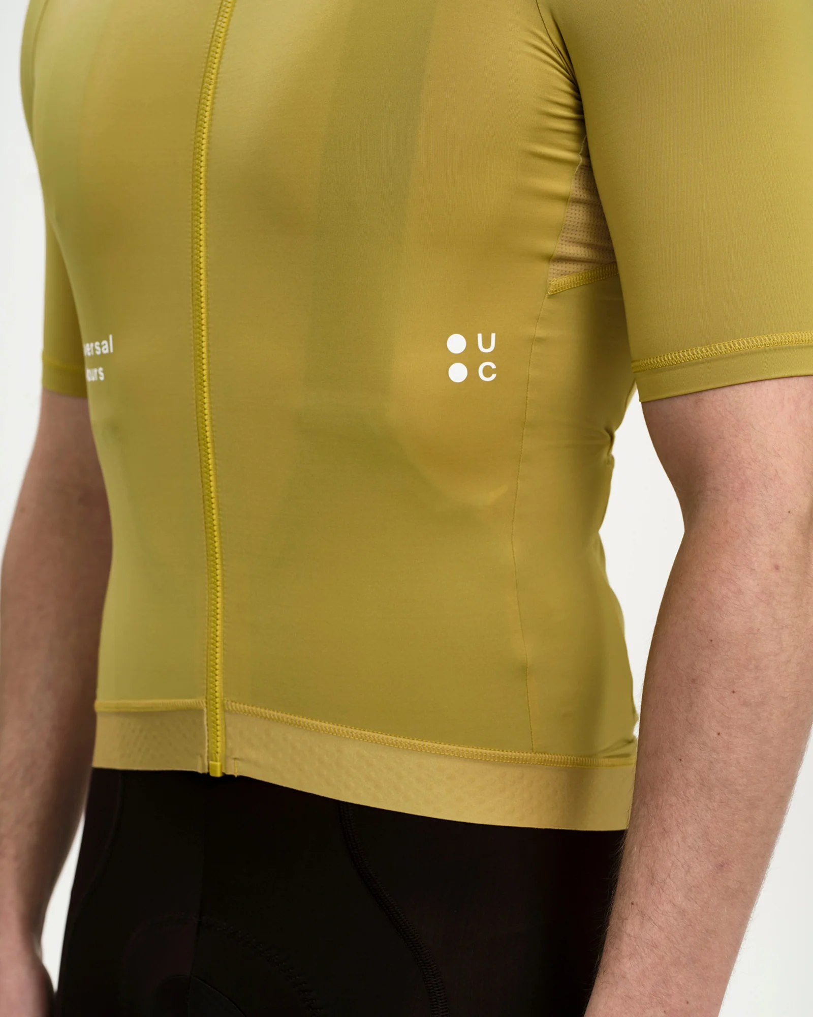 Men's Mono Short Sleeve Jersey Acidic Yellow - Image 6