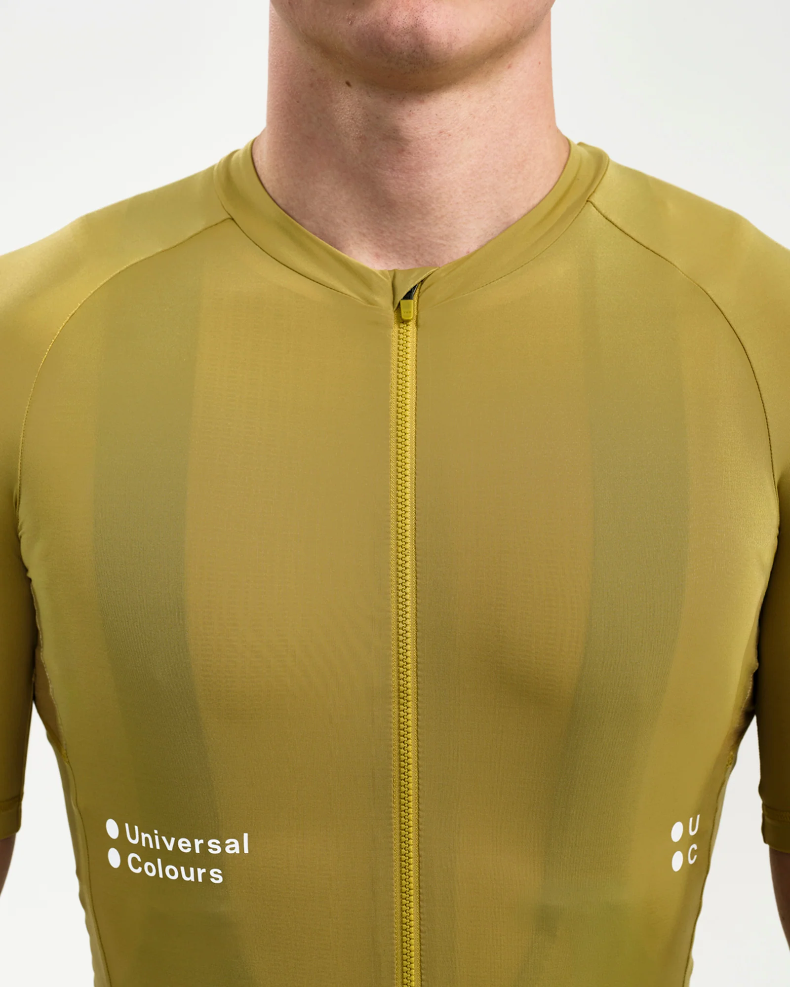 Men's Mono Short Sleeve Jersey Acidic Yellow - Image 8