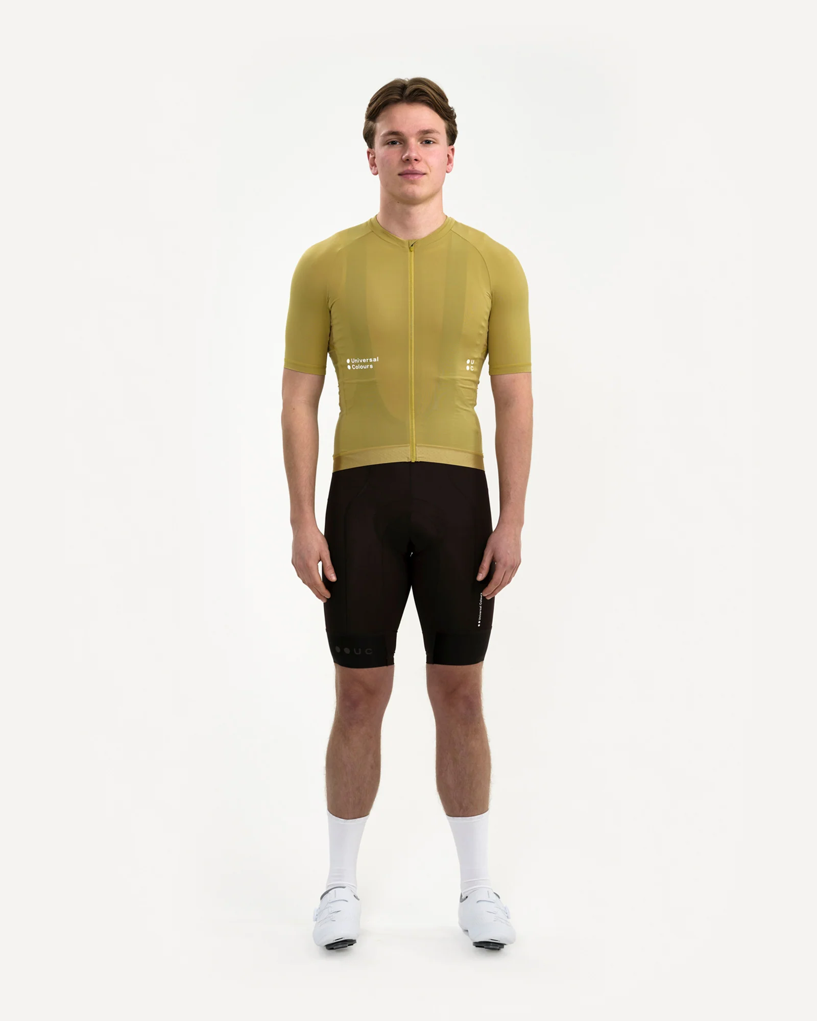 Men's Mono Short Sleeve Jersey Acidic Yellow - Image 9