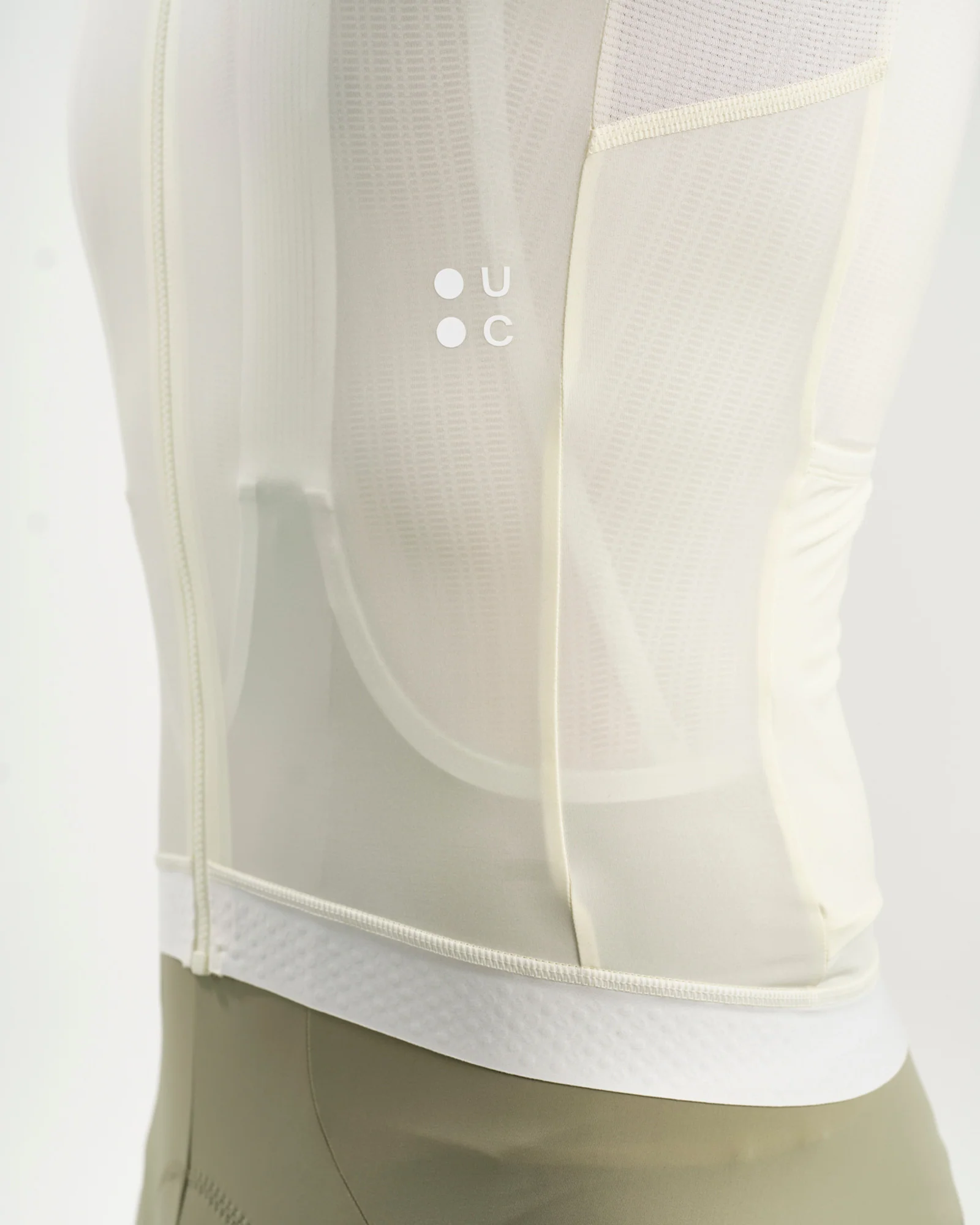 Men's Mono Short Sleeve Jersey Tampered White - Image 6