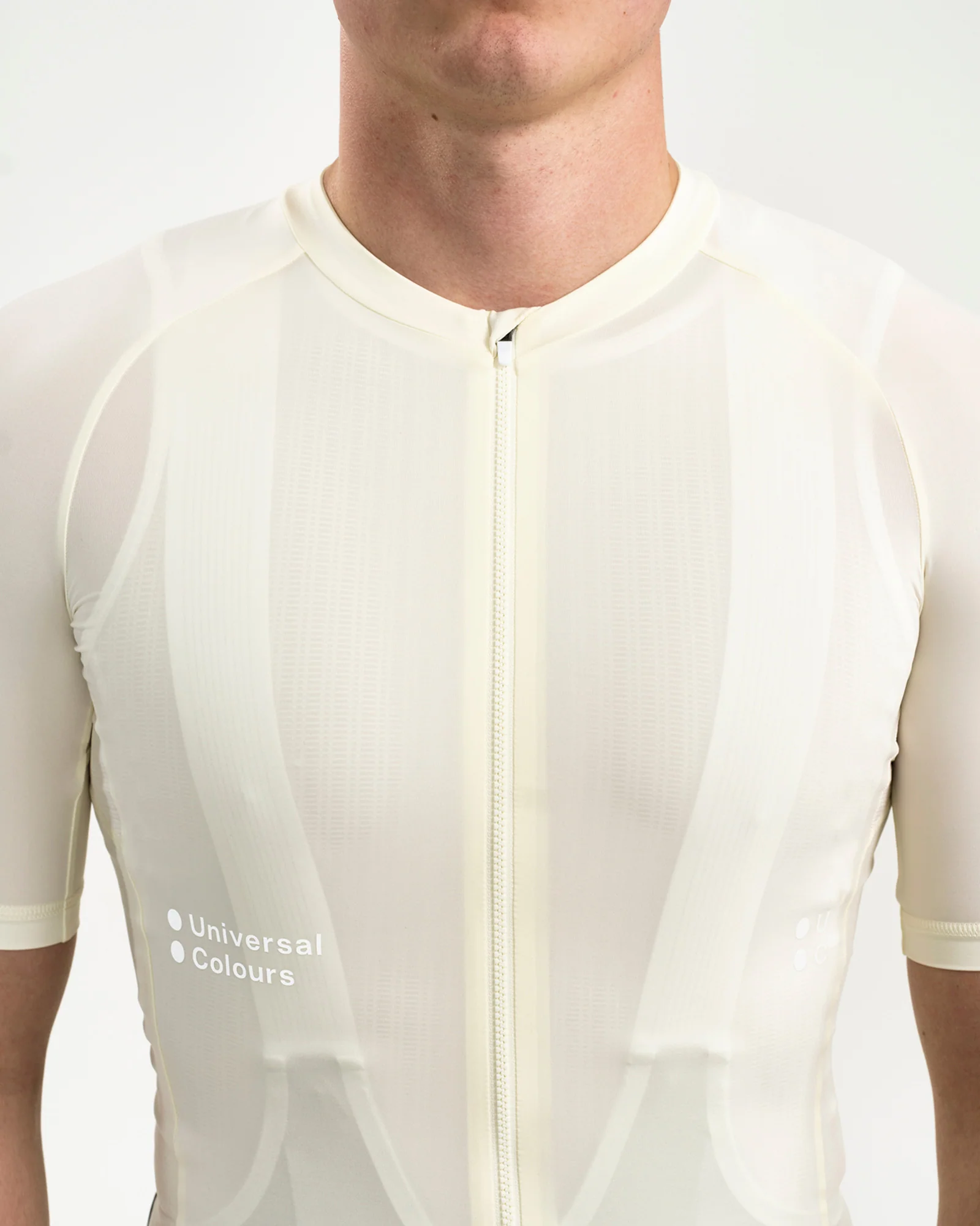 Men's Mono Short Sleeve Jersey Tampered White - Image 8