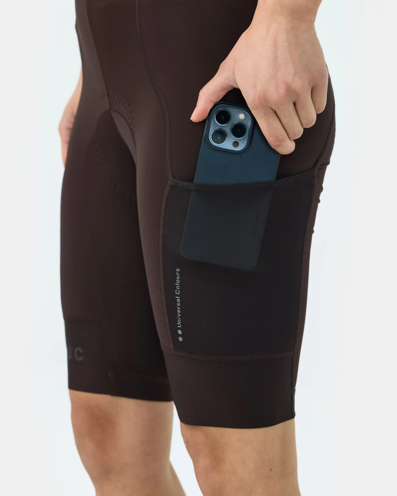 Women's Mono Cargo Bib Shorts - Heavy Bark Brown - Image 4