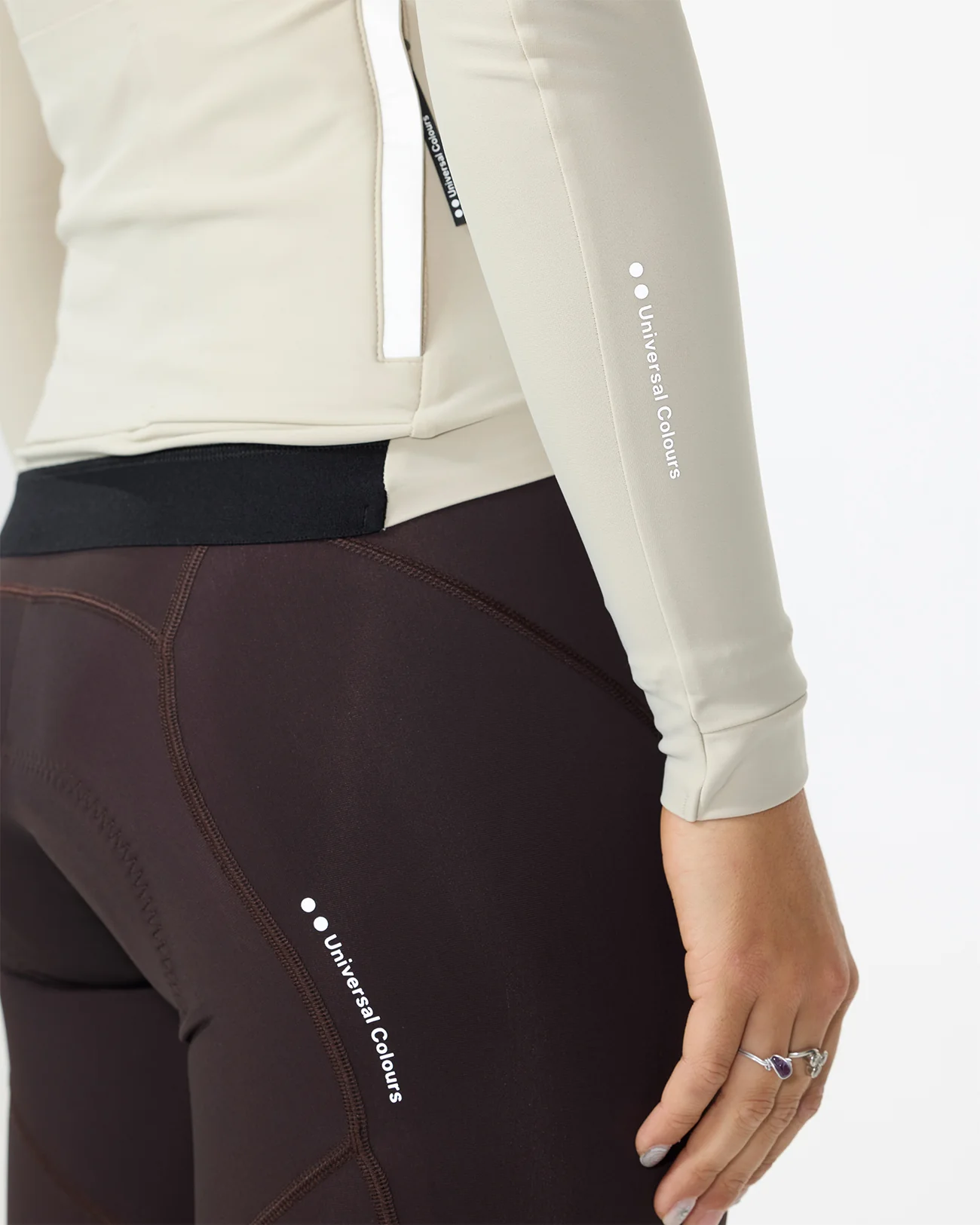 Women's Mono Long Sleeve Jersey - Stone White - Image 6