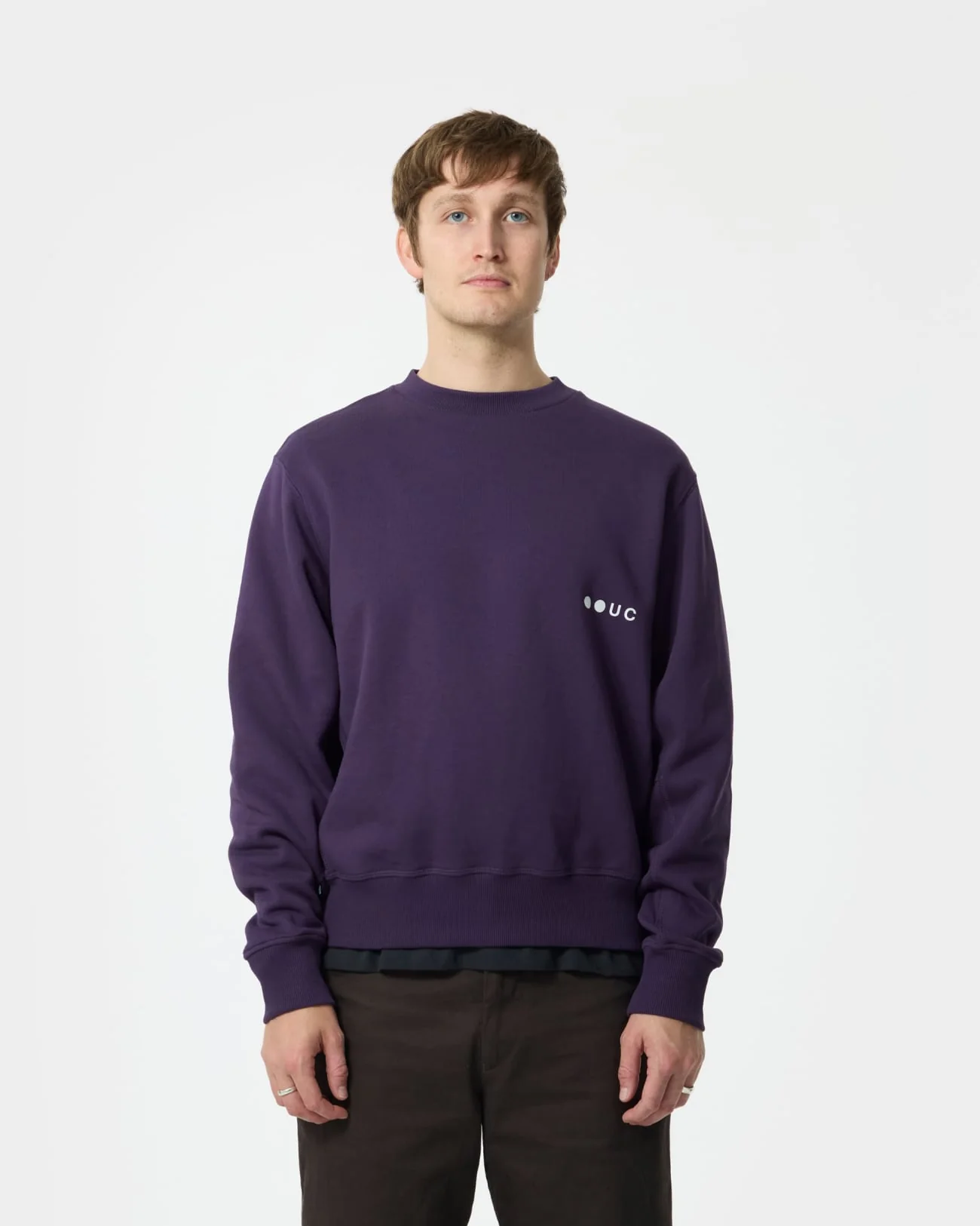 Unisex Sweatshirt - Hard Purple - Image 2