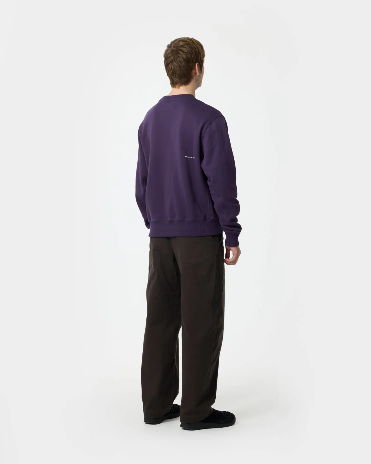 Unisex Sweatshirt - Hard Purple - Image 3