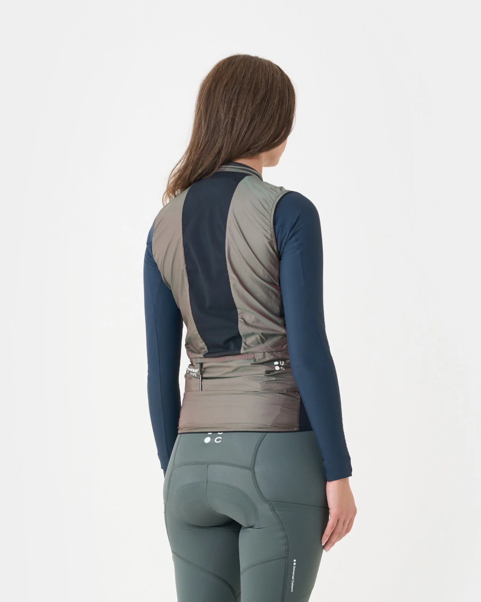 Unisex Spectrum Gilet 2.0 - Iridescent Green/Red - Image 5