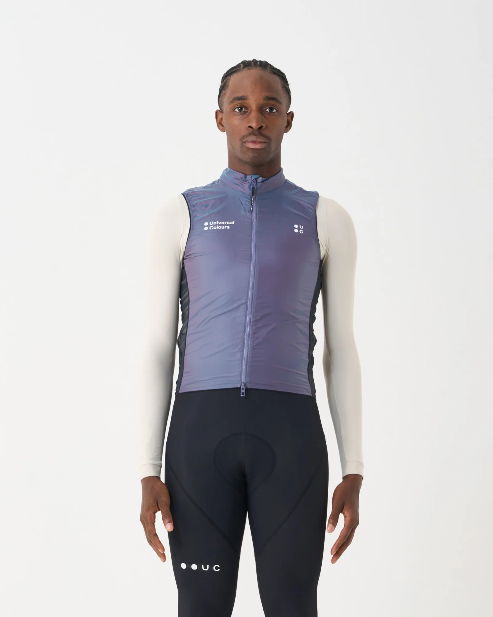 Unisex Spectrum Gilet 2.0 - Iridescent Violet - Image 2