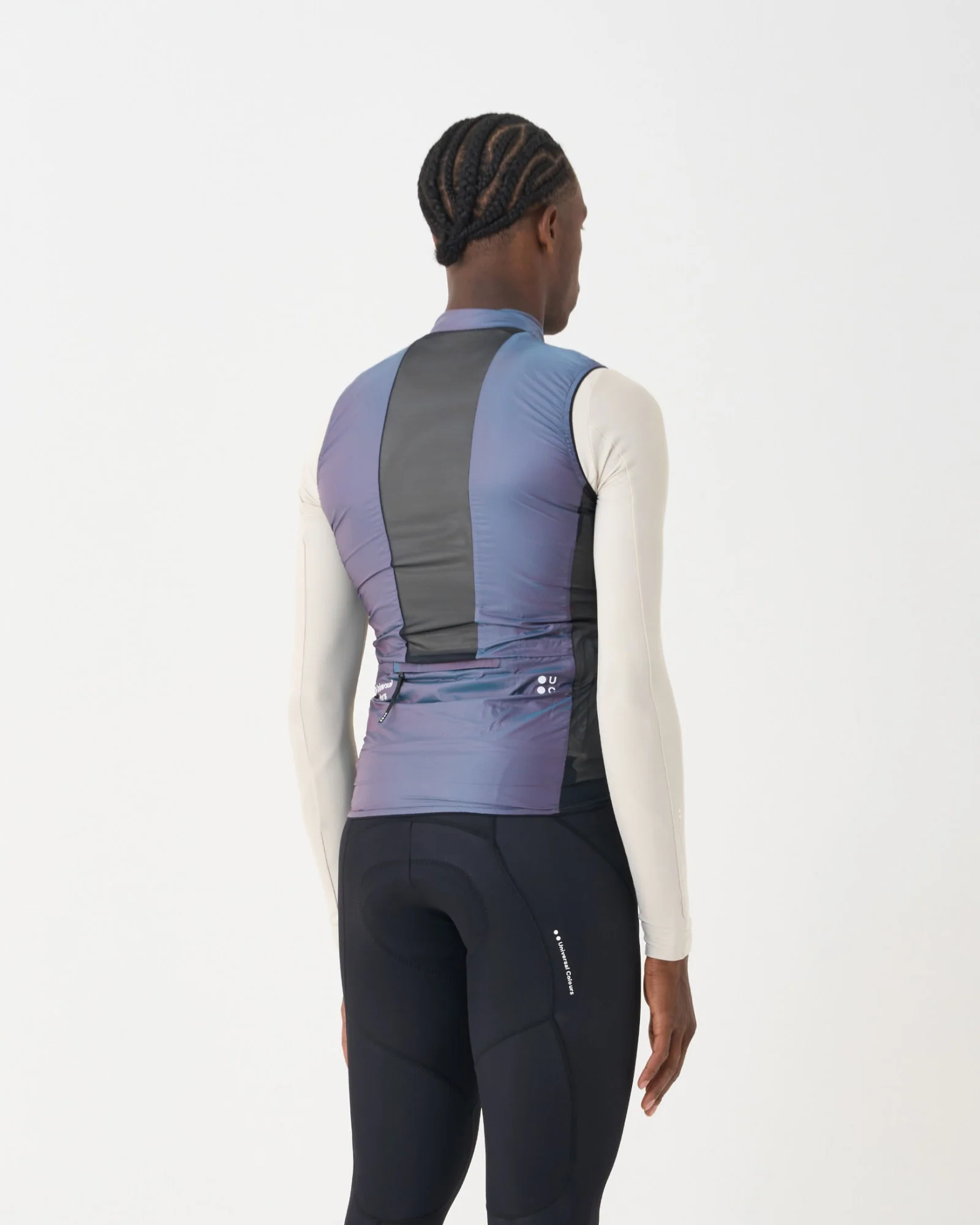 Unisex Spectrum Gilet 2.0 - Iridescent Violet - Image 3