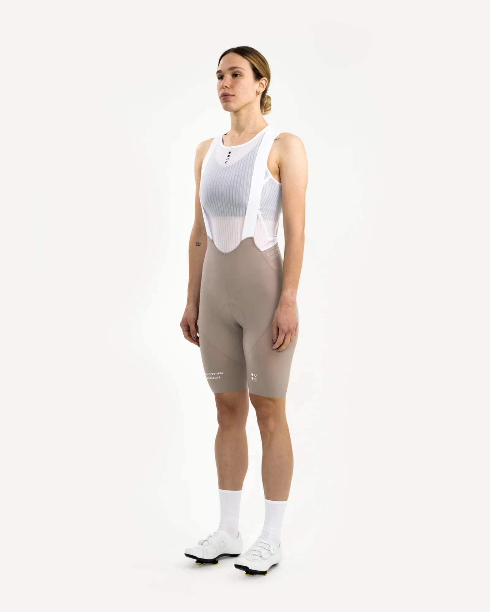Women's Chroma Bib Short - Moon Grey - Image 6
