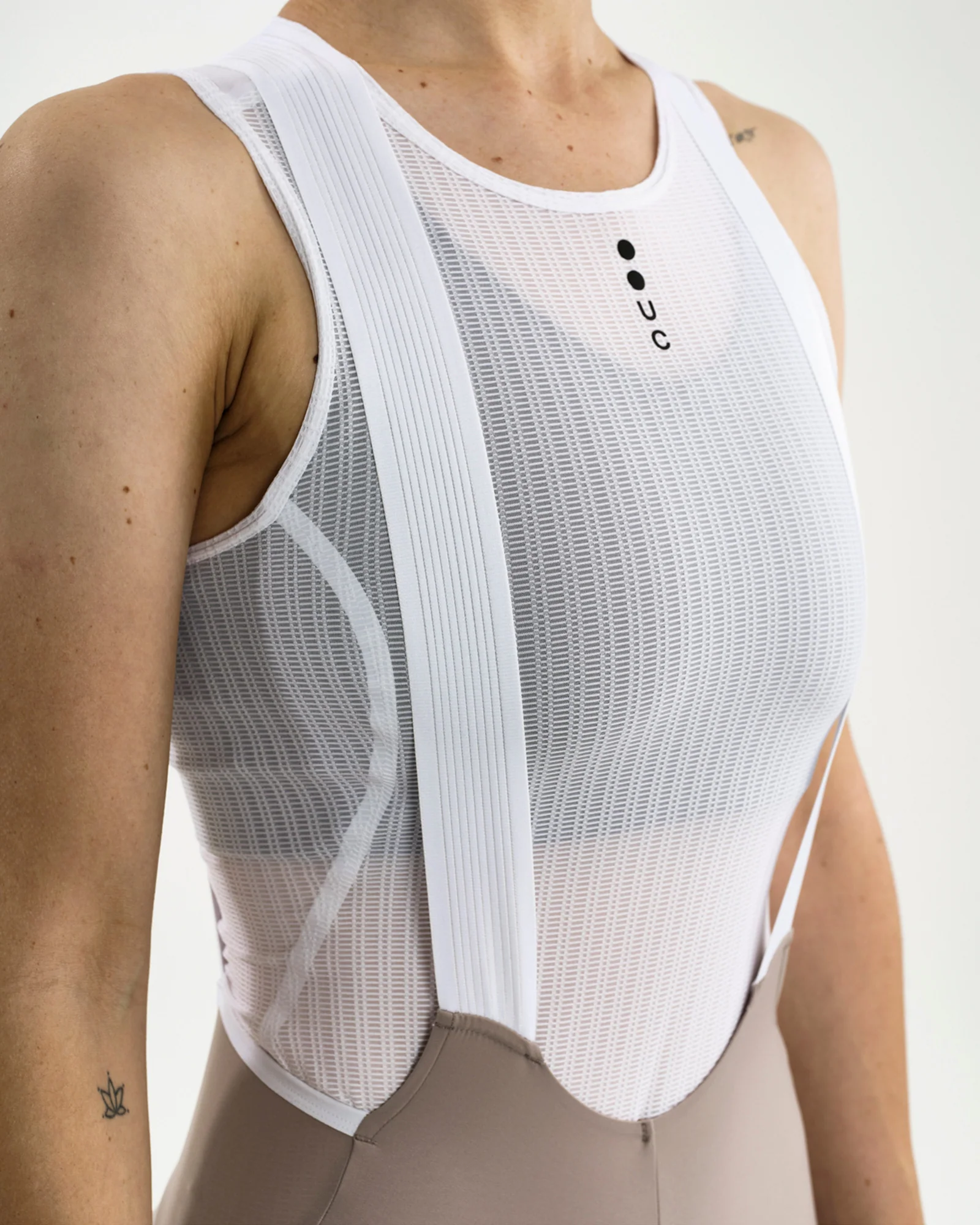 Women's Chroma Bib Short - Moon Grey - Image 7