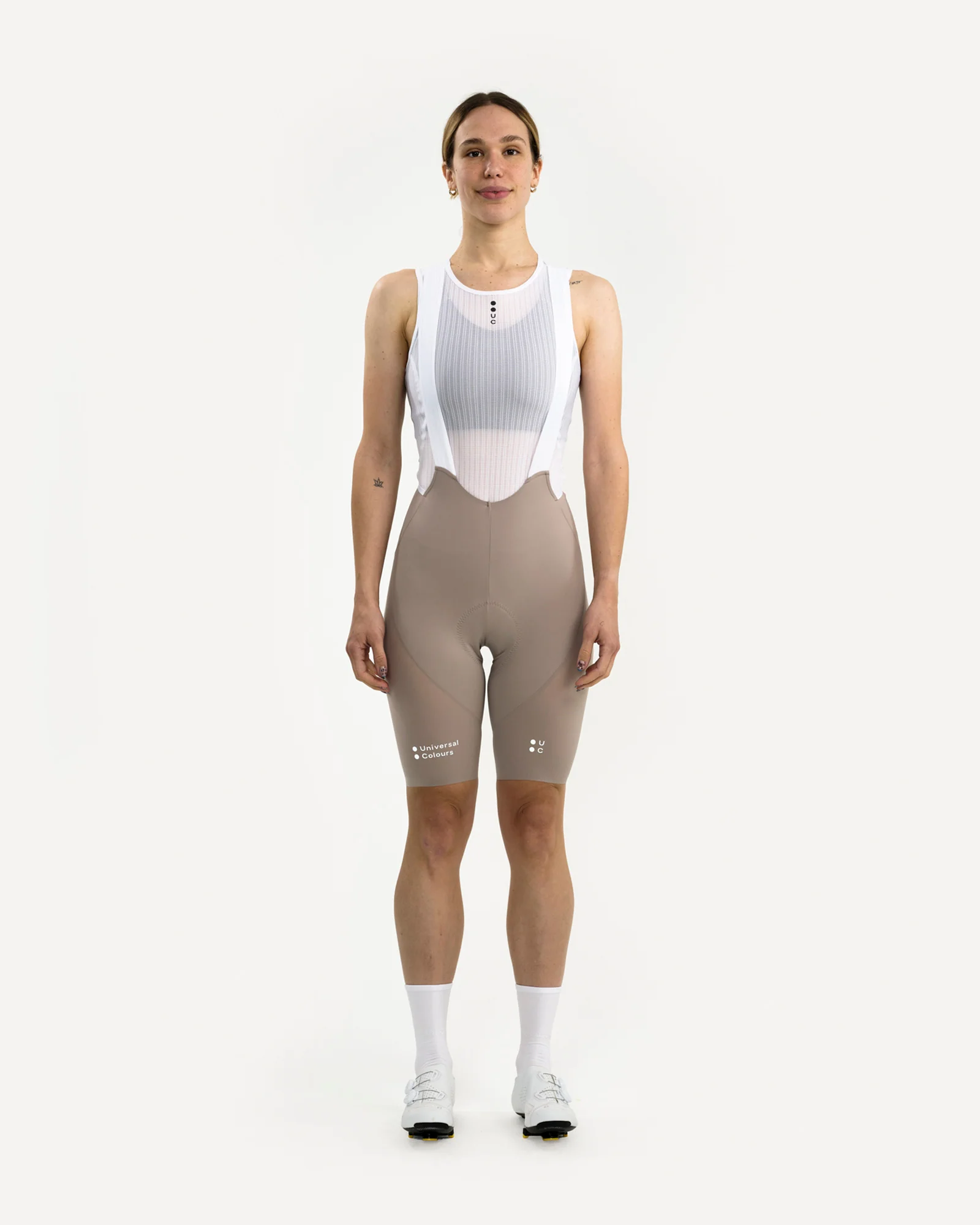 Women's Chroma Bib Short - Moon Grey - Image 8