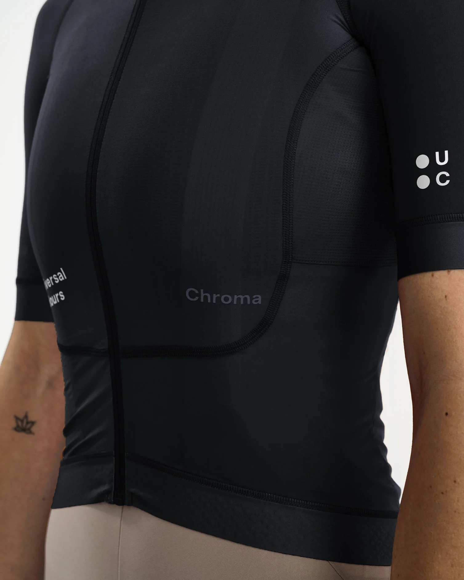 Women's Chroma Short Sleeve Jersey Black - Image 5