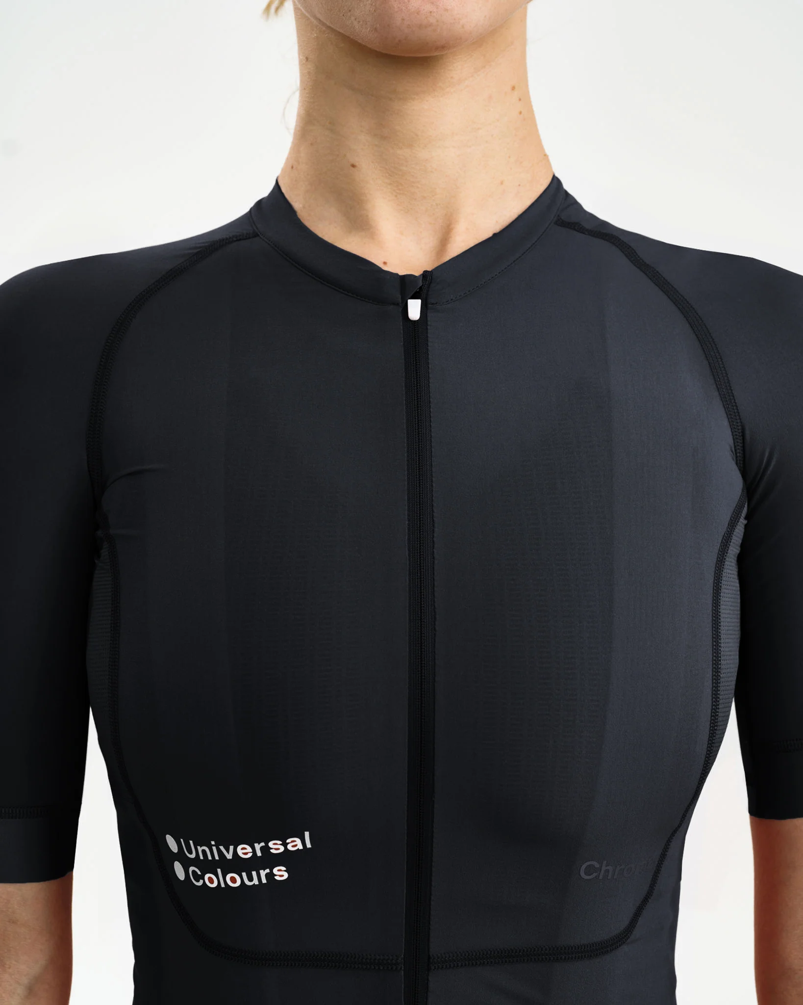 Women's Chroma Short Sleeve Jersey Black - Image 6