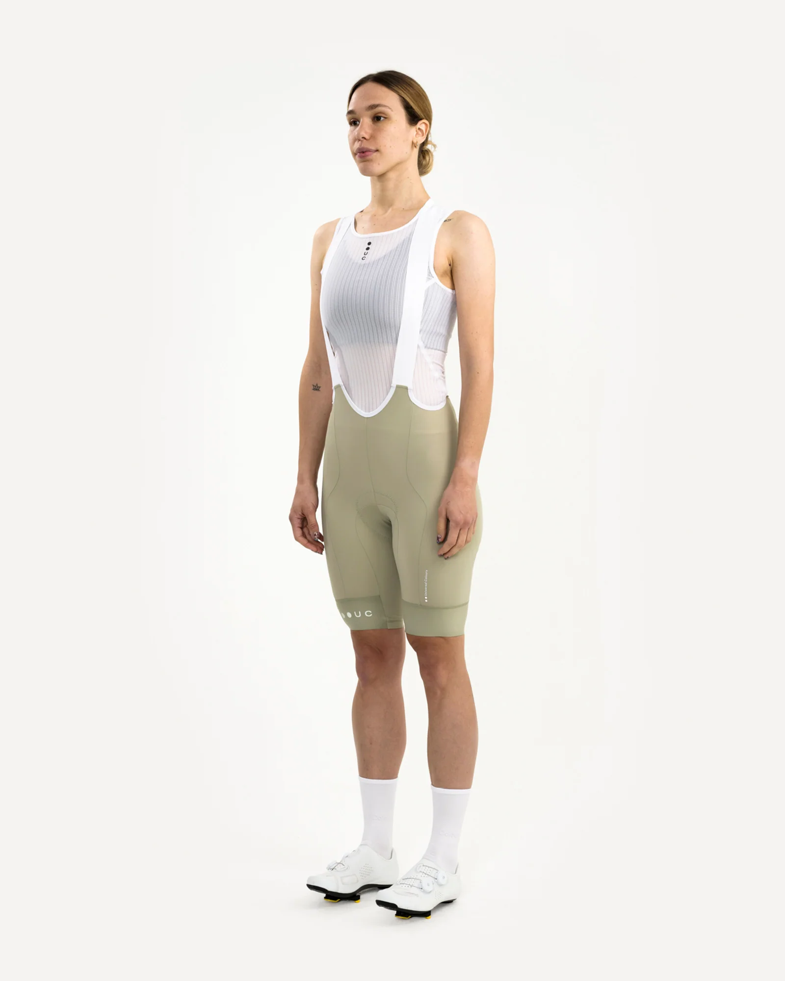 Women's Mono Bib Shorts 2.0 Green Tea - Image 7