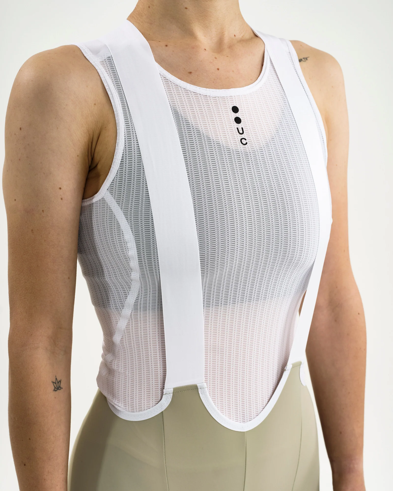 Women's Mono Bib Shorts 2.0 Green Tea - Image 8
