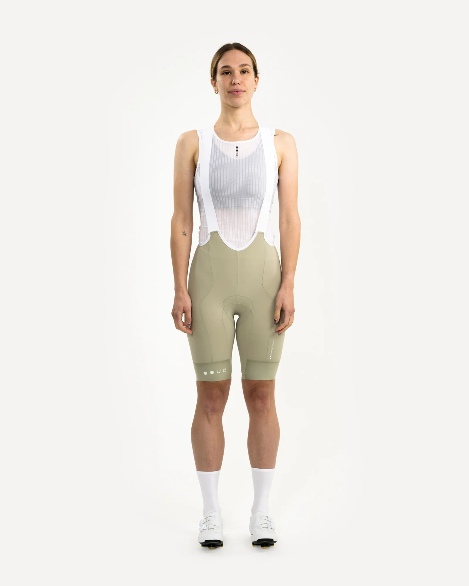 Women's Mono Bib Shorts 2.0 Green Tea - Image 9