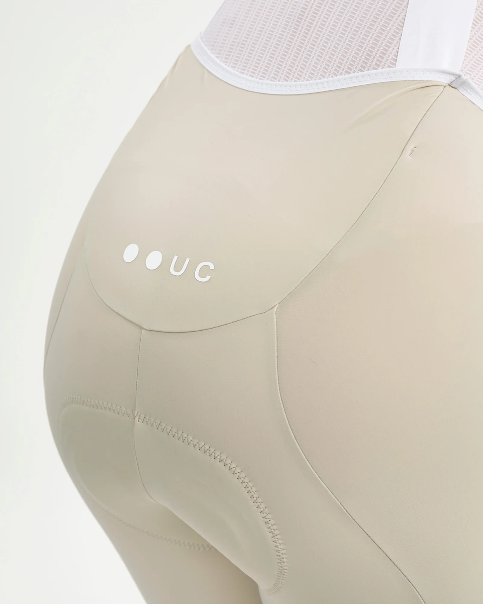Women's Mono Bib Shorts 2.0 Off White - Image 4