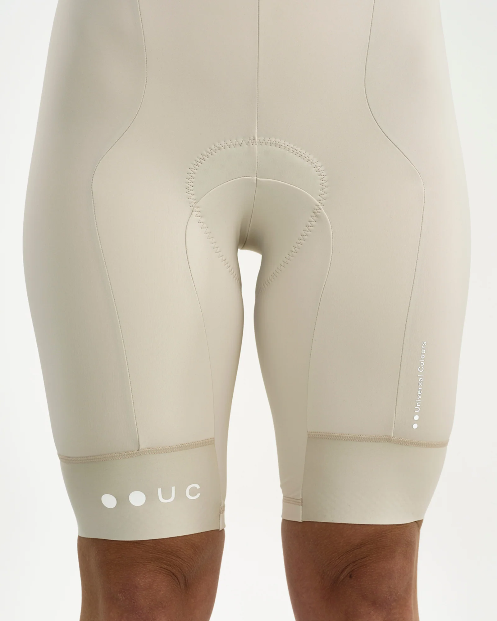 Women's Mono Bib Shorts 2.0 Off White - Image 6