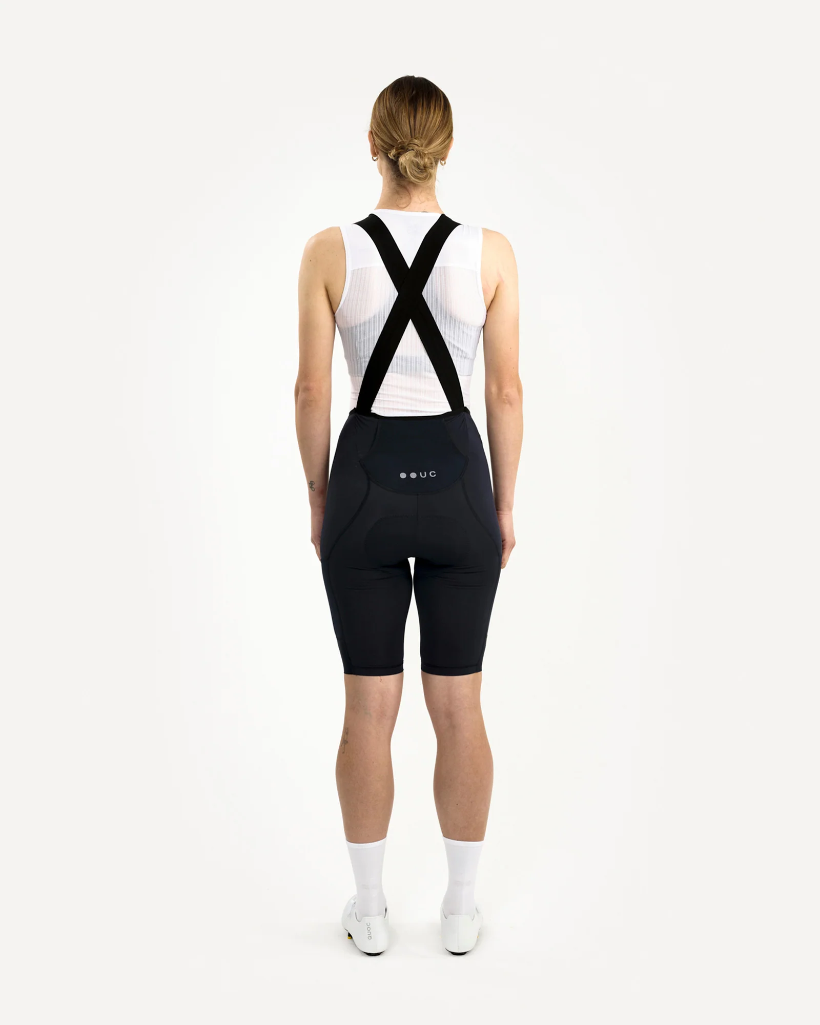 Women's Mono Cargo Bib Short Navy Blue - Image 8