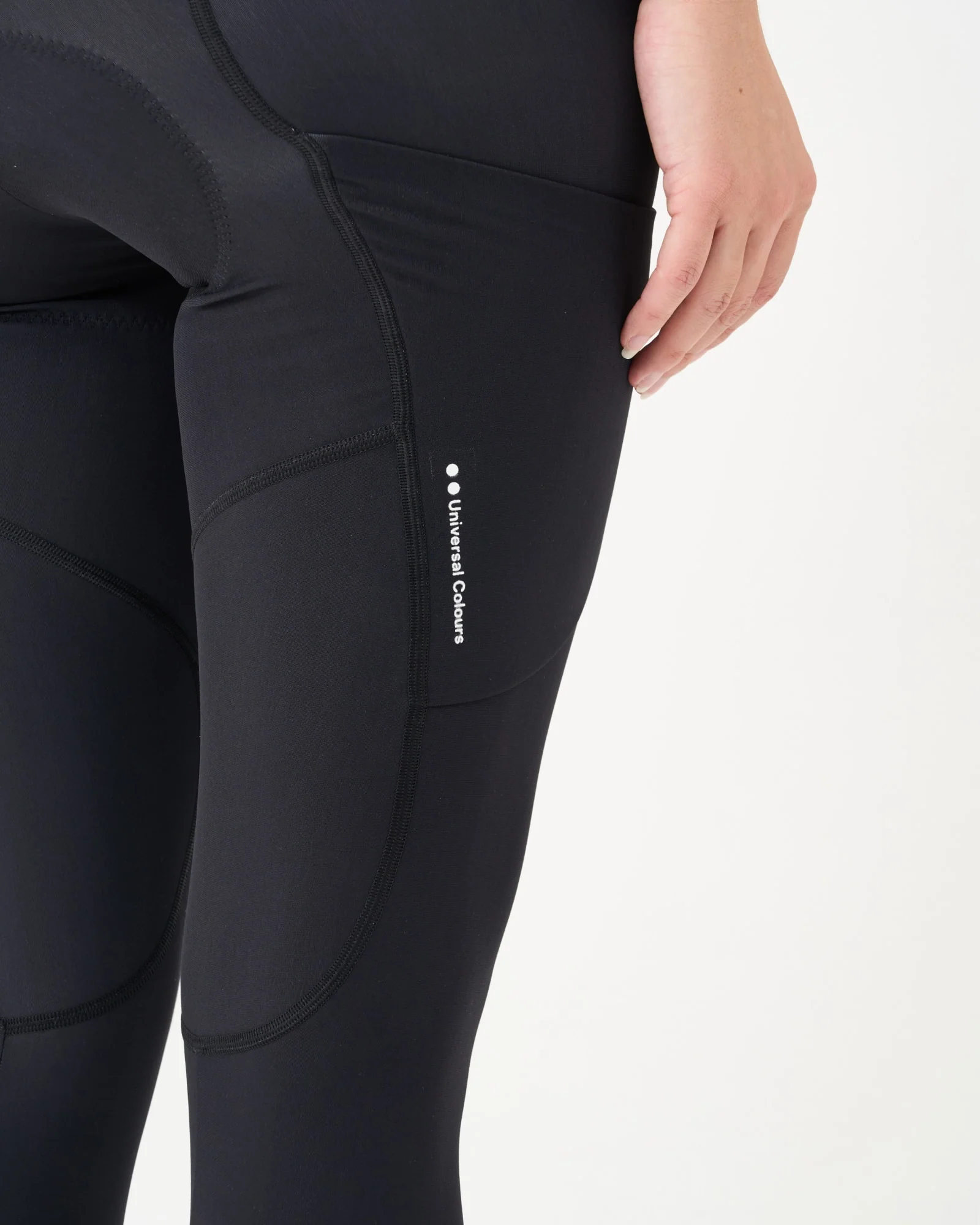 Women's Mono Cargo Bib Tight - Black - Image 6