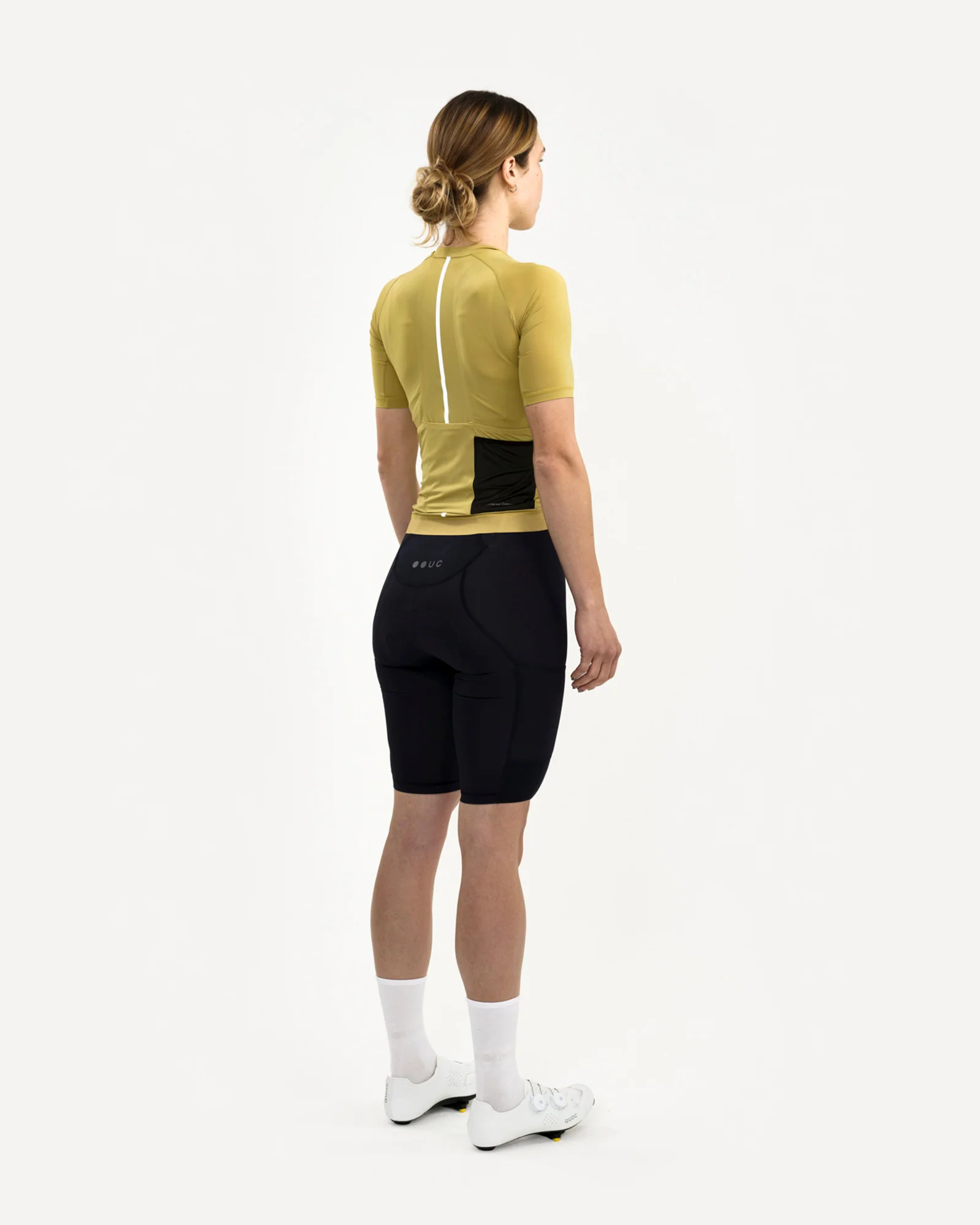 Women's Mono Short Sleeve Jersey Acidic Yellow - Image 4