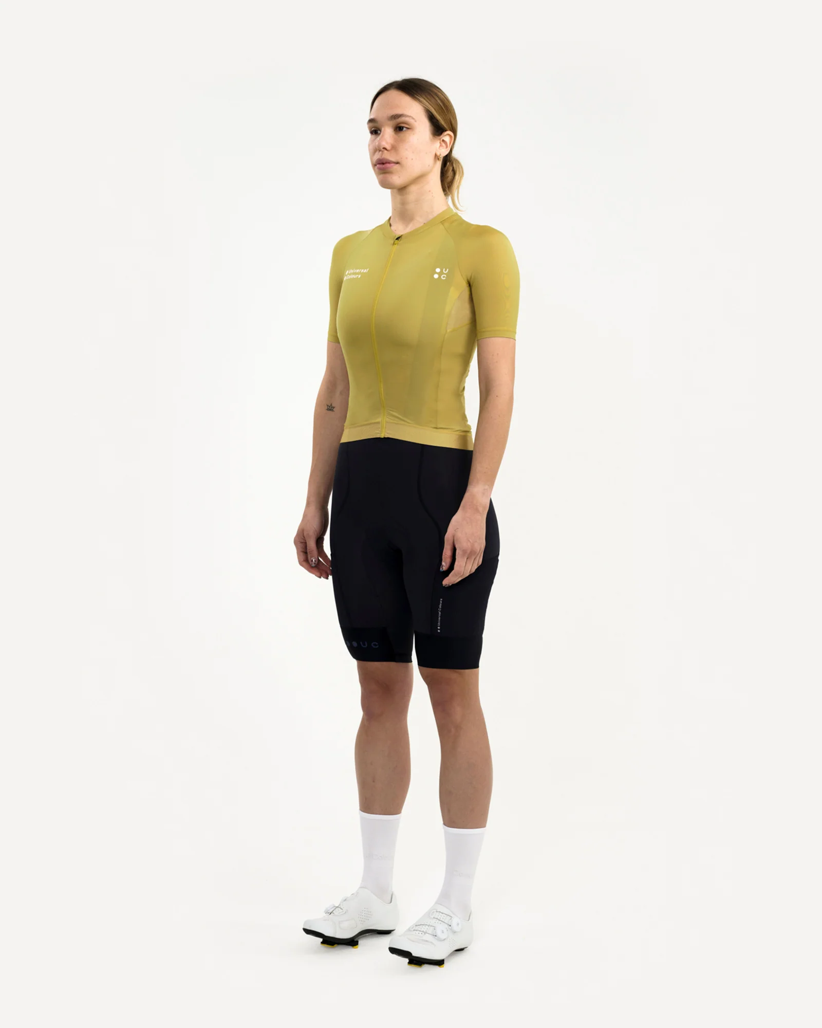 Women's Mono Short Sleeve Jersey Acidic Yellow - Image 6