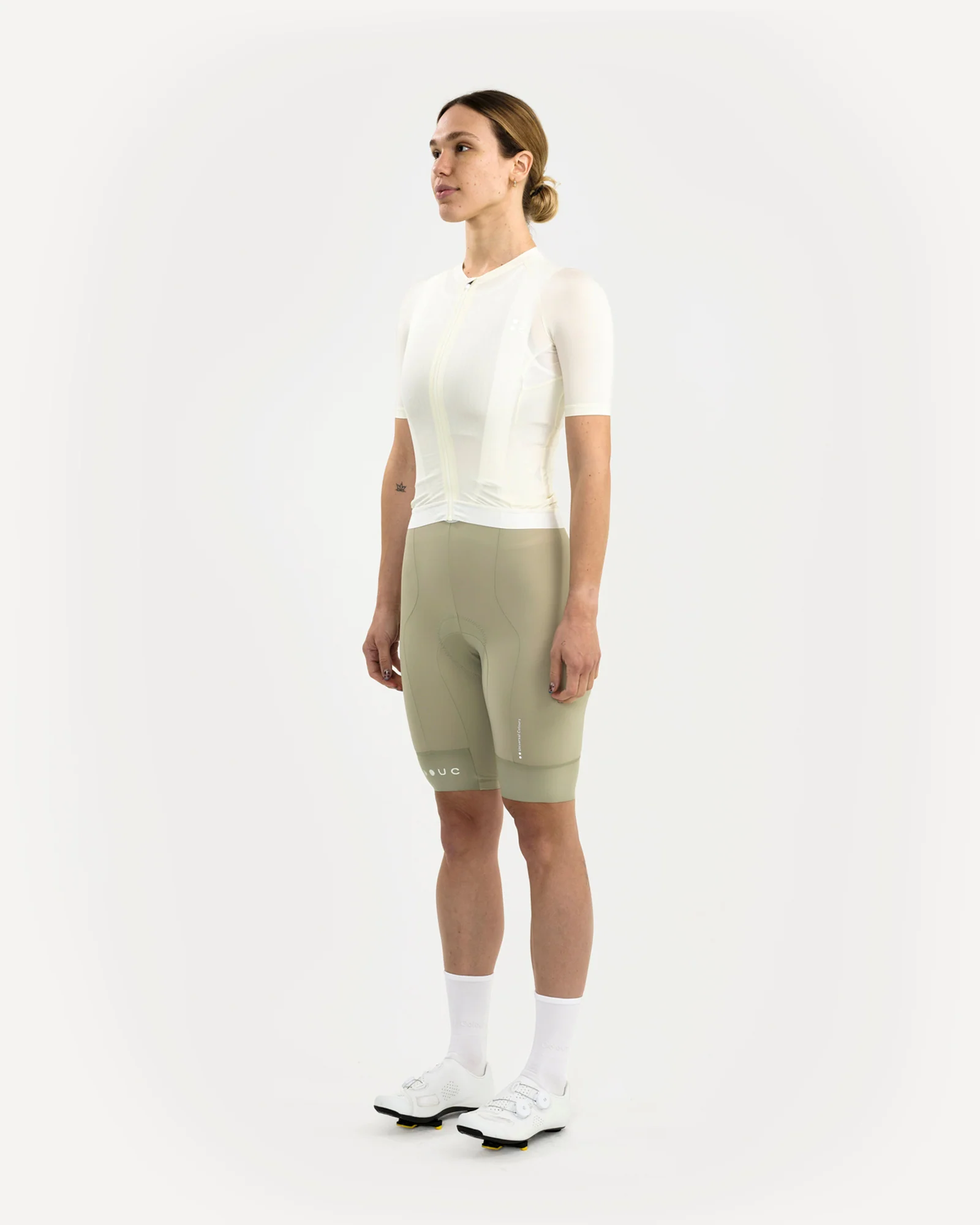 Women's Mono Short Sleeve Jersey Tampered White - Image 6
